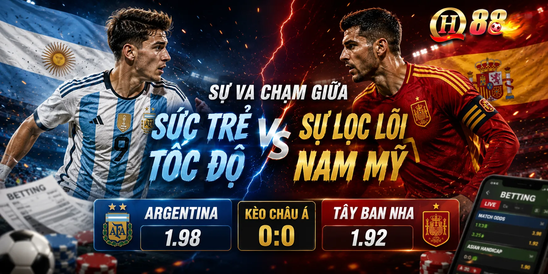 Sự va chạm giữa sức trẻ tốc độ và sự lọc lõi Nam Mỹ